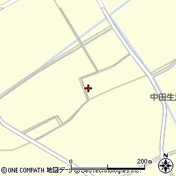 宮城県登米市中田町上沼愛宕浦周辺の地図