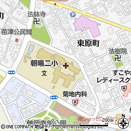 鶴岡市立朝暘第二小学校周辺の地図