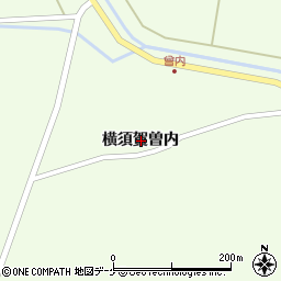 宮城県栗原市築館横須賀曽内周辺の地図