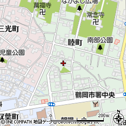 山形県鶴岡市睦町8-5周辺の地図