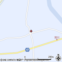 山形県鶴岡市羽黒町荒川家ノ下14周辺の地図