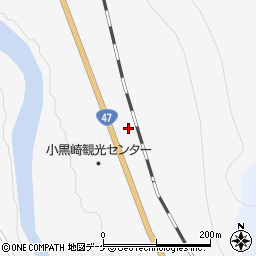 宮城県大崎市鳴子温泉境松周辺の地図
