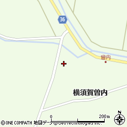 宮城県栗原市築館横須賀曽内52-1周辺の地図
