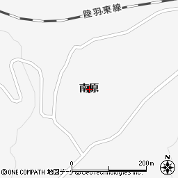宮城県大崎市鳴子温泉南原周辺の地図