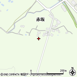 宮城県栗原市築館赤坂20周辺の地図