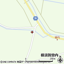 宮城県栗原市築館横須賀曽内50周辺の地図