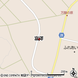 〒999-6105 山形県最上郡最上町富澤の地図