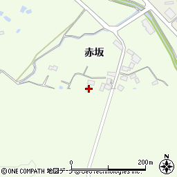 宮城県栗原市築館赤坂57周辺の地図