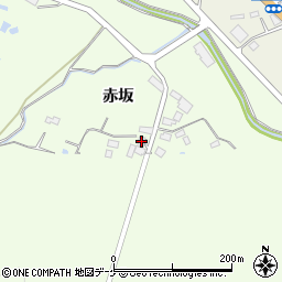 宮城県栗原市築館赤坂45周辺の地図