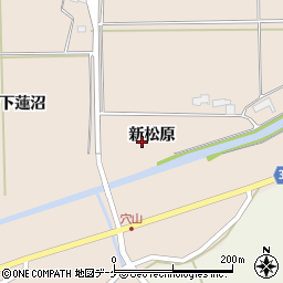 宮城県登米市迫町新田新松原周辺の地図