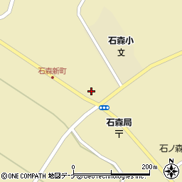 宮城県登米市中田町石森町周辺の地図