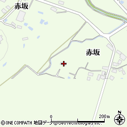 宮城県栗原市築館赤坂62周辺の地図