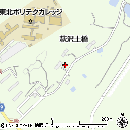 宮城県栗原市築館萩沢土橋32-84周辺の地図