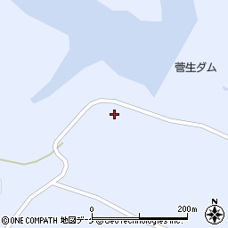 宮城県大崎市岩出山池月上一栗高築地周辺の地図