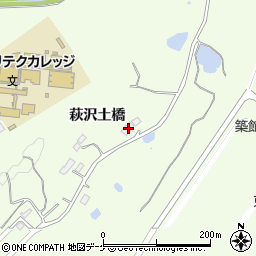 宮城県栗原市築館萩沢土橋32-78周辺の地図