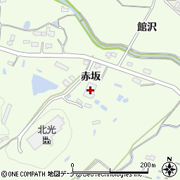 宮城県栗原市築館赤坂1周辺の地図