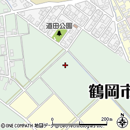 山形県鶴岡市寺田大東周辺の地図