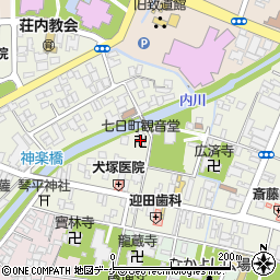 七日町観音堂周辺の地図
