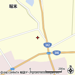 宮城県登米市中田町上沼堀米34周辺の地図
