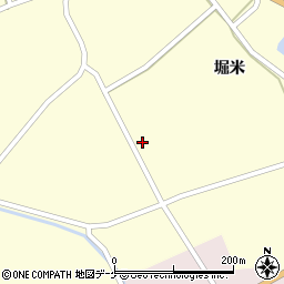 宮城県登米市中田町上沼堀米11-3周辺の地図