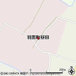 山形県鶴岡市羽黒町昼田周辺の地図