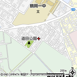 道田町公民館周辺の地図