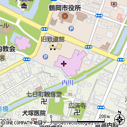 荘銀タクト鶴岡　大ホール周辺の地図