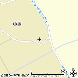 宮城県登米市中田町石森小塚117周辺の地図