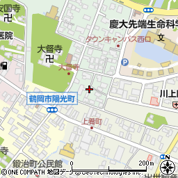 山形県鶴岡市家中新町18周辺の地図