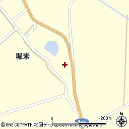 宮城県登米市中田町上沼堀米3-2周辺の地図
