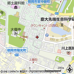 山形県鶴岡市家中新町17-23周辺の地図