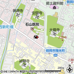 山形県鶴岡市新海町26-18周辺の地図