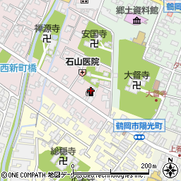 ＥＮＥＯＳ鶴岡新海町ＳＳ周辺の地図
