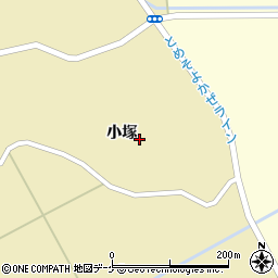 宮城県登米市中田町石森小塚121周辺の地図