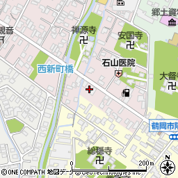 山形県鶴岡市新海町27-30周辺の地図