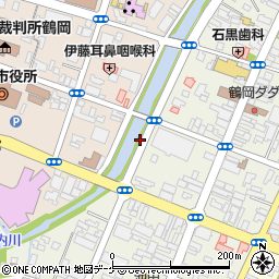 内川・三雪橋周辺の地図