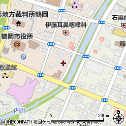きらやか銀行鶴岡中央支店周辺の地図