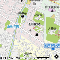 山形県鶴岡市新海町24-5周辺の地図