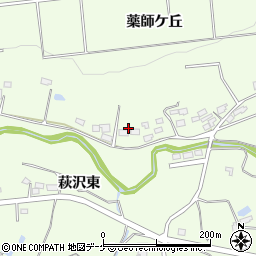 宮城県栗原市築館（萩沢東）周辺の地図