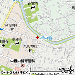 禅中橋周辺の地図