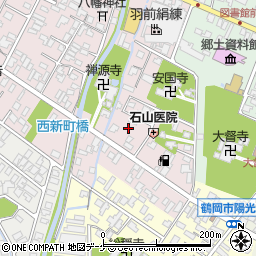 山形県鶴岡市新海町24周辺の地図