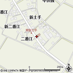 宮城県登米市迫町北方東新土手周辺の地図