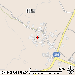 山形県鶴岡市西目丙周辺の地図