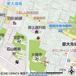 鶴岡市立　かたばみ保育園周辺の地図