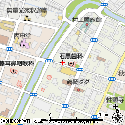 読売センター鶴岡周辺の地図