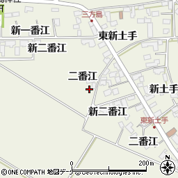 宮城県登米市迫町北方二番江周辺の地図