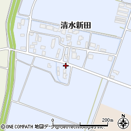 山形県鶴岡市清水新田53周辺の地図
