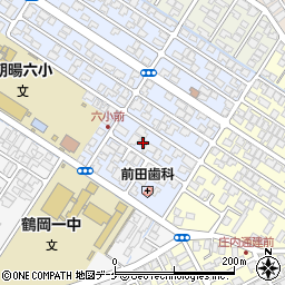 山形県鶴岡市淀川町6-14周辺の地図