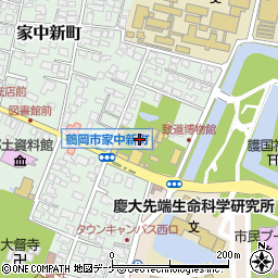 致道博物館周辺の地図
