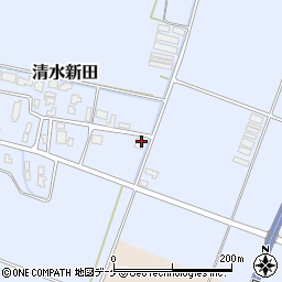 山形県鶴岡市清水新田267周辺の地図